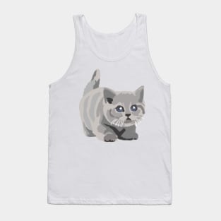 Cute British Shorthair Kitten Tank Top